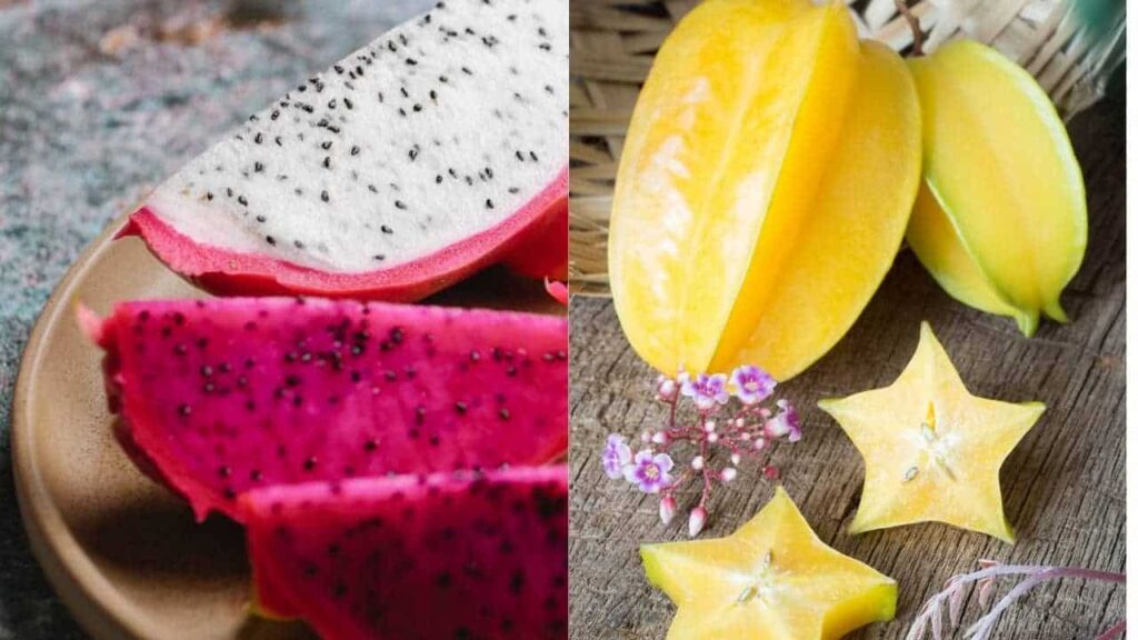 star fruit vs dragon fruit
