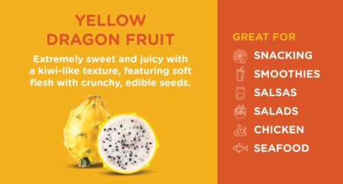 Taste of yellow dragon fruit
